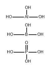 Phosphoric acid, reaction products with aluminum hydroxide and boric acid (H3BO3) Structure