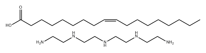 올레산/ 테트라에틸렌펜타아민 아마이드 구조식 이미지