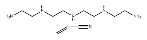 Tetraéthylène pentamine acrylonitrile Structure