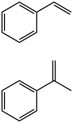 Benzene, ethenyl-, polymer with (1-methylethenyl)benzene, hydrogenated Structure