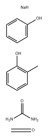 Urea, polymer with formaldehyde, sulfonated 2-methylphenol and sulfonated phenol, sodium salt Structure