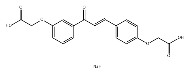 아세트산,3-3-4-(카르복시메톡시)페닐-1-옥소-2-프로페닐페녹시-,이나트륨염,(E)- 구조식 이미지