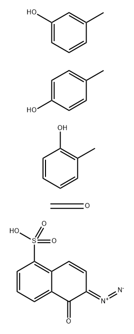 포름알데히드,2-메틸페놀,3-메틸페놀및4-메틸페놀중합체,6-디아조-5,6-디히드로-5-옥소-1-나프탈렌술포네이트 구조식 이미지