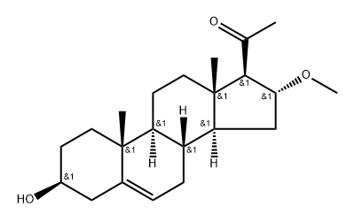 16-Dehydro Pregnenolone Acetate Impurity 11 구조식 이미지