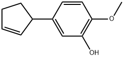 5-(2-Cyclopenten-1-yl)-2-methoxyphenol Structure