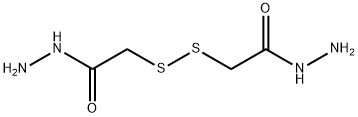 Acetic acid, 2,2'-dithiobis-, 1,1'-dihydrazide Structure