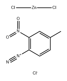 3-nitrotoluene-4-diazonium chloride, compound with zinc chloride Structure