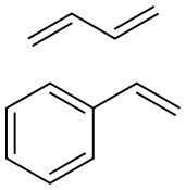 Benzene, ethenyl-, polymer with 1,3-butadiene, chlorinated Structure