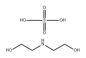 Sulfuric acid, mono-C10-16-alkyl esters, compds. with diethanolamine Structure