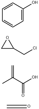 2-Propenoic acid, 2-methyl-, reaction products with epichlorohydrin and formaldehyde-phenol polymer Structure