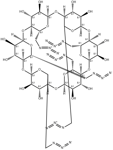 Perazido-α-cyclodextrin Structure