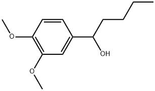 α-Butyl-3,4-dimethoxybenzenemethanol Structure