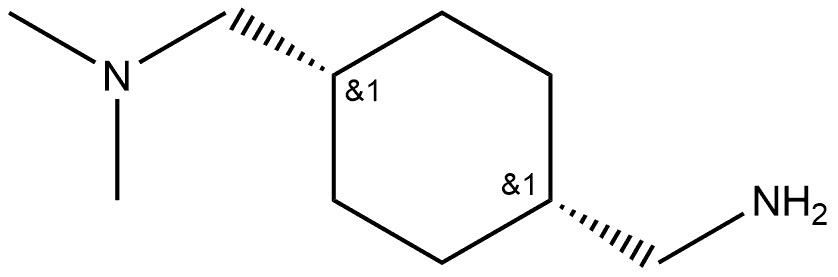 1,4-Cyclohexanedimethanamine, N1,N1-dimethyl-, cis- Structure