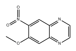 6-Methoxy-7-nitrochinoxalin Structure