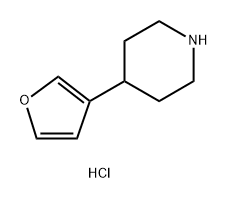 4-(Furan-3-yl)piperidine hydrochloride Structure