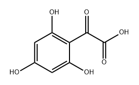 Benzeneacetic acid, 2,4,6-trihydroxy-α-oxo- Structure