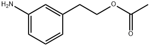 Benzeneethanol, 3-amino-, 1-acetate 구조식 이미지