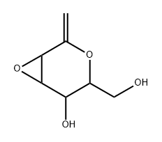 2,6-3,4-dianhydro-1-deoxyhept-1-enitol Structure