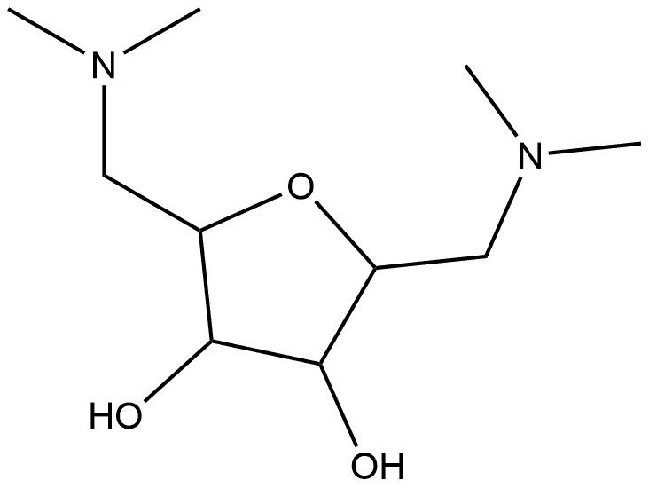 D-Glucitol, 2,5-anhydro-1,6-dideoxy-1,6-bis(dimethylamino)- (9CI) Structure