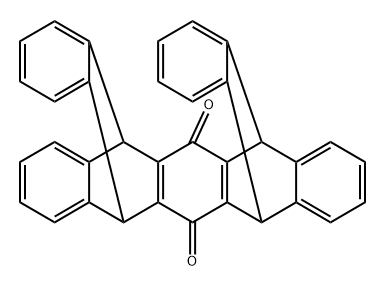 5,14[1',2']:7,12[1'',2'']-Dibenzenopentacene-6,13-dione, 5,7,12,14-tetrahydro- Structure