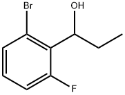 Benzenemethanol, 2-bromo-α-ethyl-6-fluoro- Structure