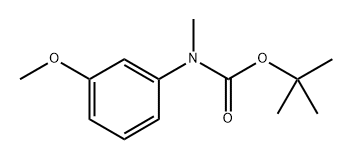 Carbamic acid, (3-methoxyphenyl)methyl-, 1,1-dimethylethyl ester (9CI) Structure