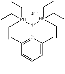 trans-Bis(triethylphosphine)(2,4,6-trimethylphenyl)nickel(II) bromide >=95% 구조식 이미지