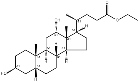 디옥시콜산에틸에스테르 구조식 이미지