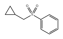 ((Cyclopropylmethyl)sulfonyl)benzene 구조식 이미지