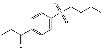 1-[4-(Butylsulfonyl)phenyl]-1-propanone Structure