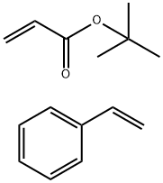 Poly(tert-Butyl Acrylate)-block-Poly(styrene) (Copolymer, 10:11) Structure