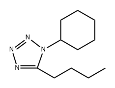 5-Butyl-1-cyclohexyl-1H-tetrazoleQ: What is 
5-Butyl-1-cyclohexyl-1H-tetrazole Q: What is the CAS Number of 
5-Butyl-1-cyclohexyl-1H-tetrazole Structure