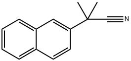 α,α-Dimethyl-2-naphthaleneacetonitrile Structure