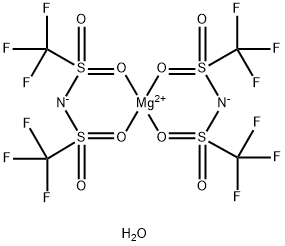 마그네슘트리플루오로메탄설폰이미드수화물 구조식 이미지