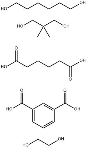 Isophthalic acid, adipic acid, ethylene glycol, neopentyl glycol, 1,6-hexanediol polymer Structure