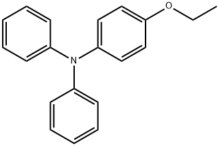 Benzenamine, 4-ethoxy-N,N-diphenyl-, radical ion(1+) 구조식 이미지