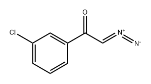 Ethanone, 1-(3-chlorophenyl)-2-diazo- Structure