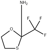 1,3-Oxathiolan-2-amine, 2-(trifluoromethyl)- 구조식 이미지