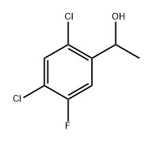 Benzenemethanol, 2,4-dichloro-5-fluoro-α-methyl- Structure