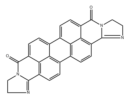 BISIMIDAZO2,1-A:2',1'-A'ANTHRA2,1,9-DEF:6,5,10-D'E'F'DIISOQUINOLINE-DIONE 구조식 이미지