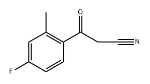 Benzenepropanenitrile, 4-fluoro-2-methyl-β-oxo- 구조식 이미지