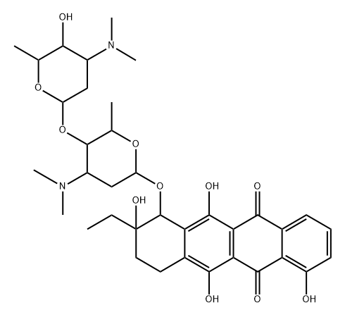 Roseorubicin B Structure