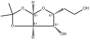 1-O,2-O-Isopropylidene-5-deoxy-α-D-glucofuranose Structure