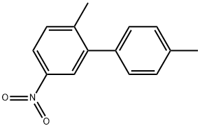 2,4'-Dimethyl-5-nitro-1,1'-biphenyl 구조식 이미지