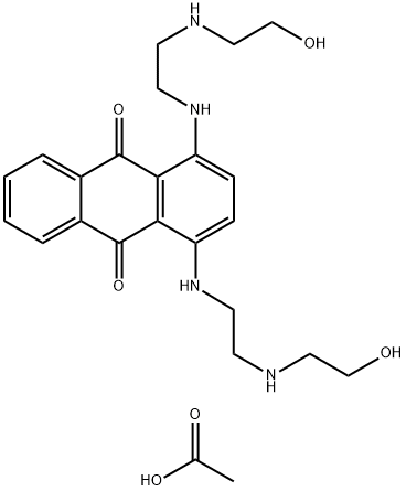 Ametantrone acetate Structure