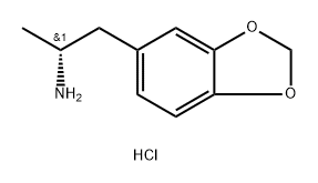 1,3-Benzodioxole-5-ethanamine, α-methyl-, hydrochloride (1:1), (αR)- Structure