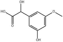 α,3-Dihydroxy-5-methoxybenzeneacetic acid Structure