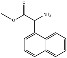 1-Naphthaleneacetic acid, α-amino-, methyl ester Structure