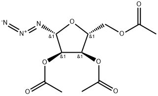 β-D-Ribofuranosyl azide, 2,3,5-triacetate Structure
