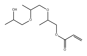 2-(2-(2-hydroxypropoxy)propoxy)propyl acrylate 구조식 이미지